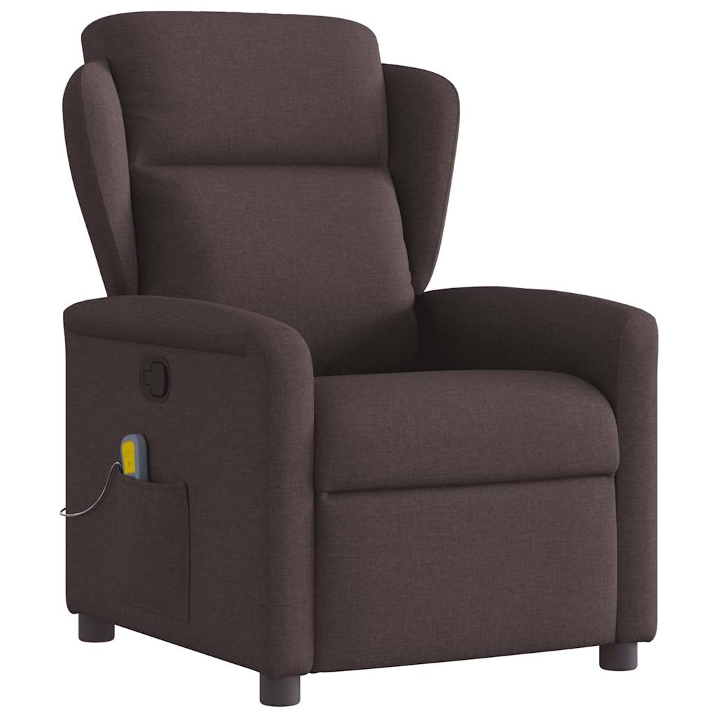 Massagestoel verstelbaar stof donkerbruin is nu te koop bij PeponiXL, paradijselijk wonen!