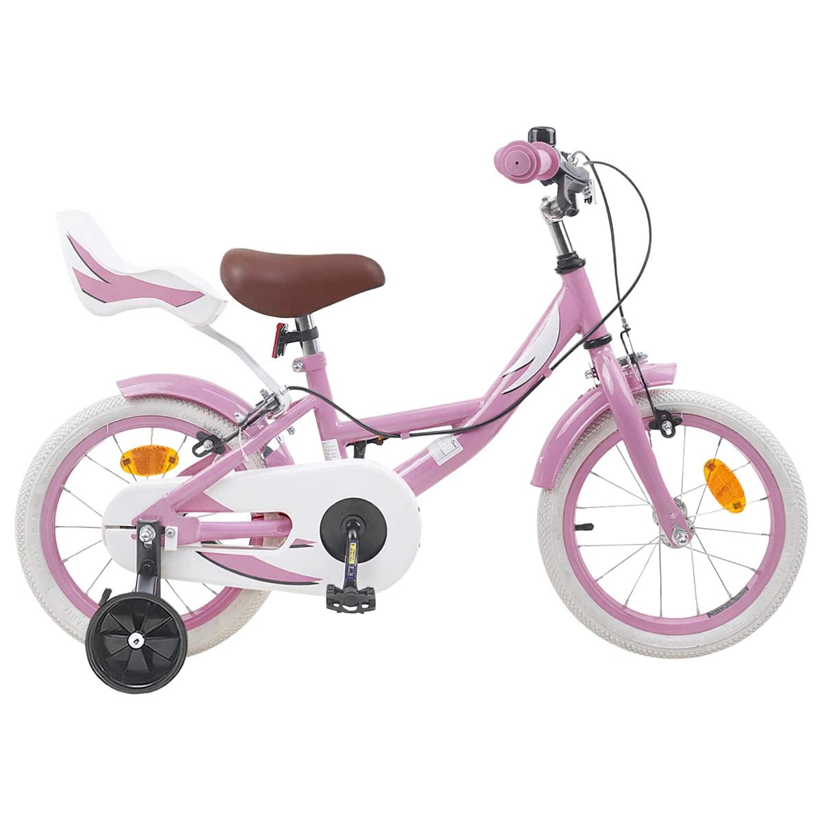 Kinderfiets 16 Inch voor 4-6 jaar oud Lichtroze is nu te koop bij PeponiXL, paradijselijk wonen!