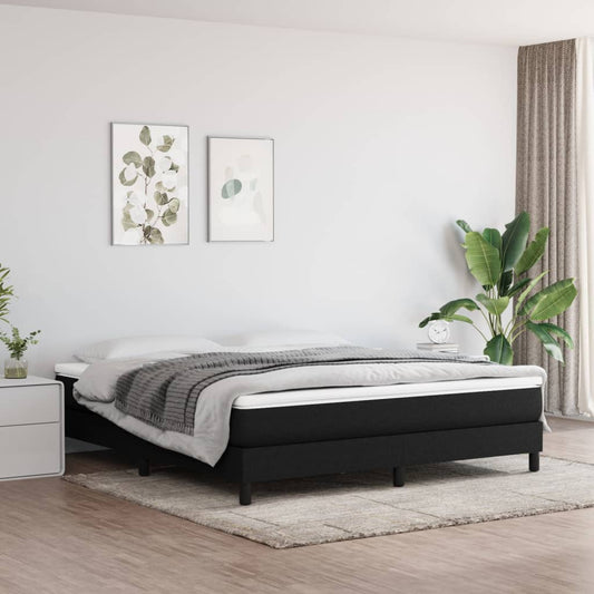 Pocketveringmatras medium 160x200x20 cm stof zwart is nu te koop bij PeponiXL, paradijselijk wonen!