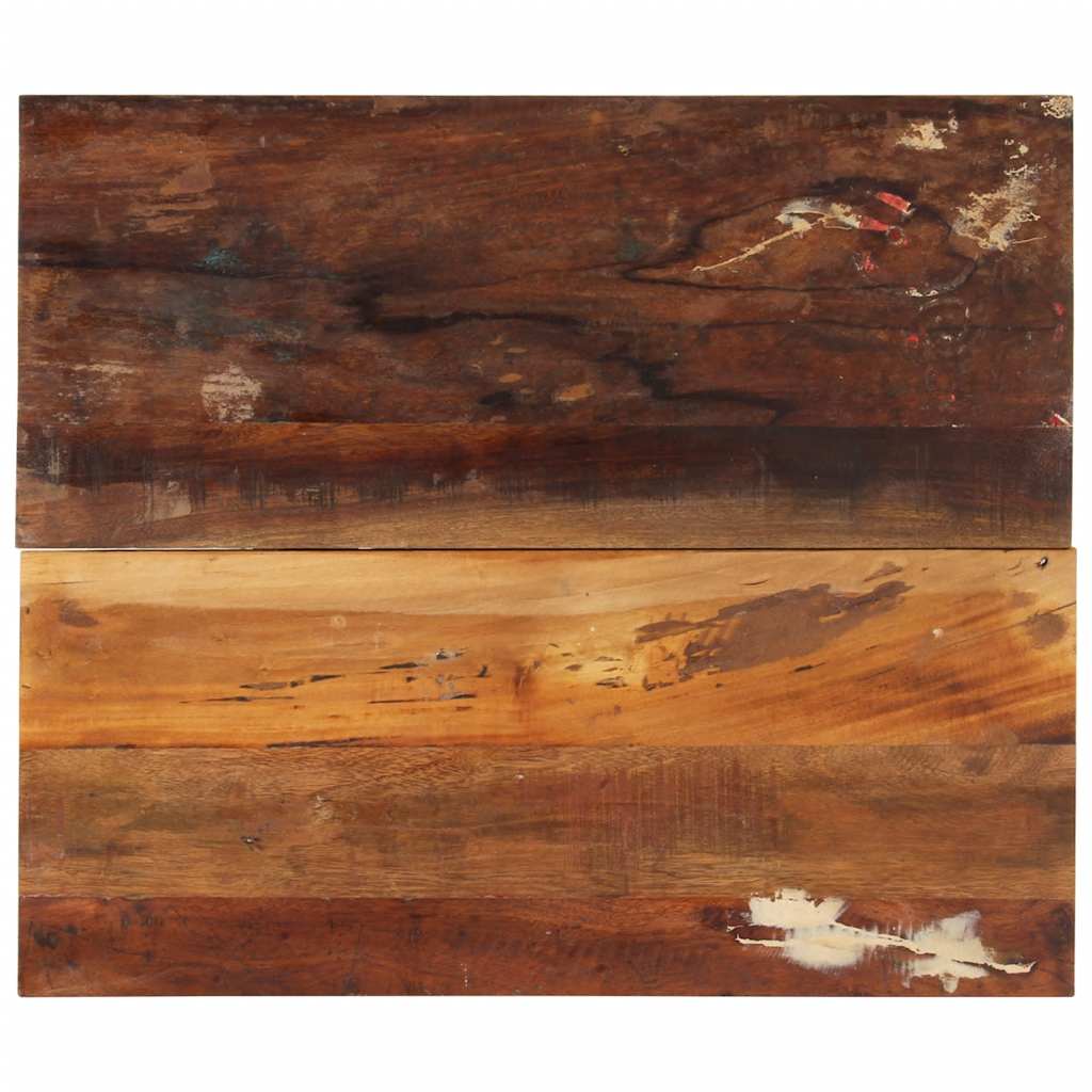 Tafelblad rechthoekig 15-16 mm 60x70 cm massief gerecycled hout is nu te koop bij PeponiXL, paradijselijk wonen!