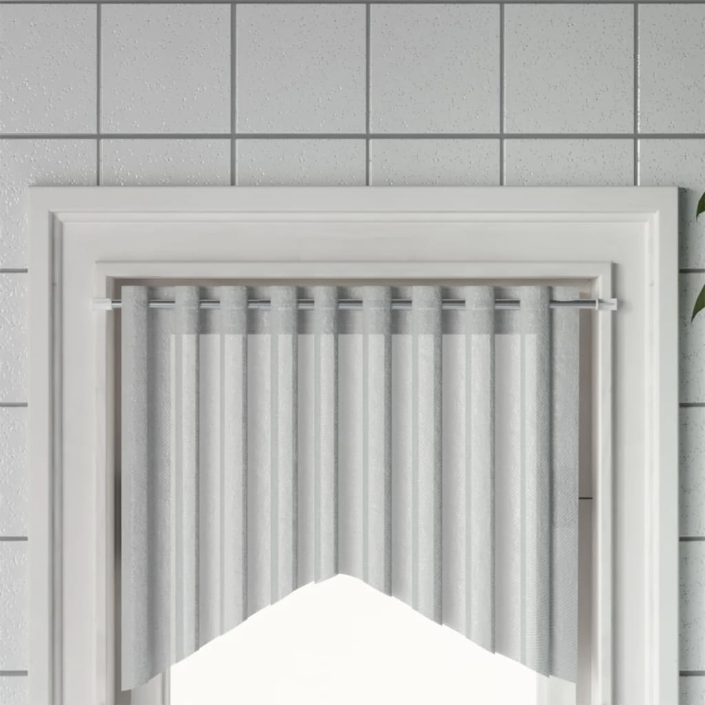 Gordijnrails 2 st 40-60 cm aluminium wit en zilverkleurig is nu te koop bij PeponiXL, paradijselijk wonen!