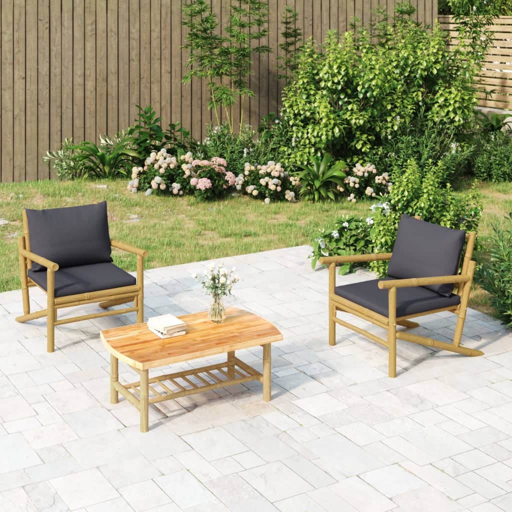 Tuintafel 90x55x37 cm bamboe is nu te koop bij PeponiXL, paradijselijk wonen!