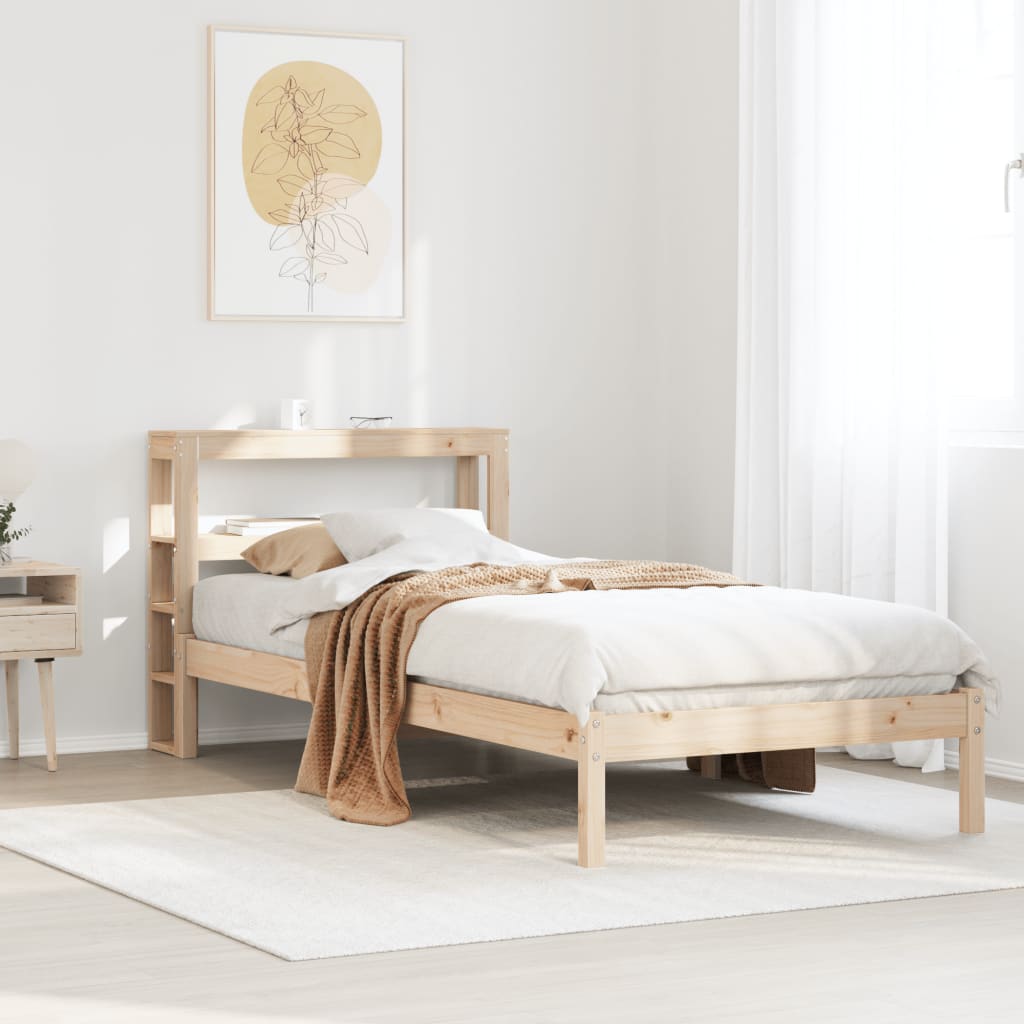 Bedframe zonder matras massief grenenhout 90x190 cm is nu te koop bij PeponiXL, paradijselijk wonen!