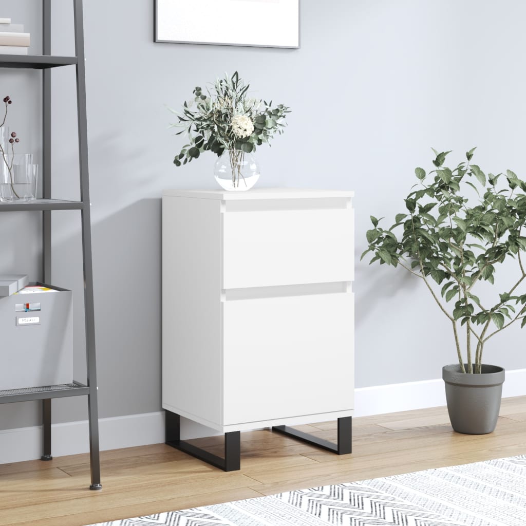 Dressoir 40x35x70 cm bewerkt hout wit is nu te koop bij PeponiXL, paradijselijk wonen!