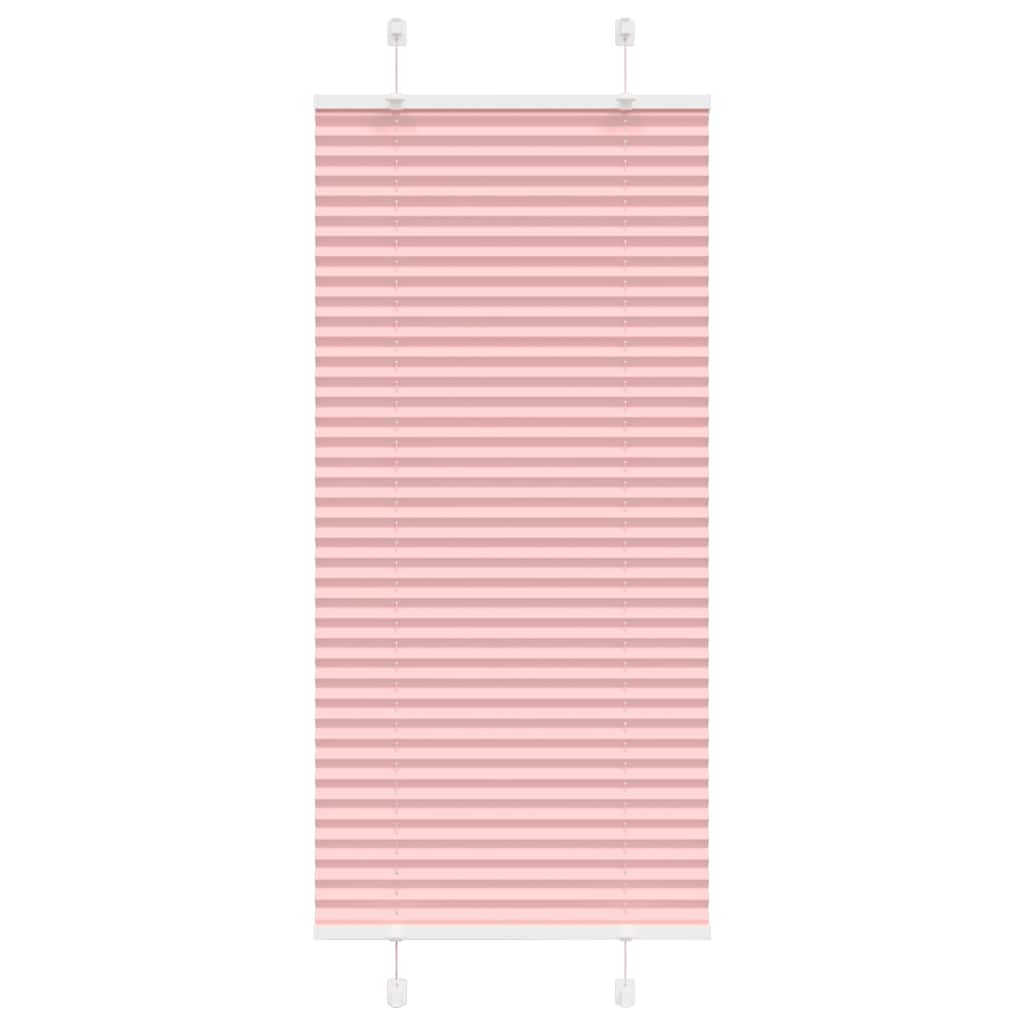 Plissé rolgordijn 55x100 cm stofbreedte 54,4 cm polyester roze is nu te koop bij PeponiXL, paradijselijk wonen!