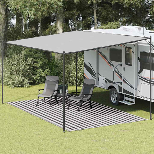 Tenttapijt 300x500 cm antracietkleurig en wit is nu te koop bij PeponiXL, paradijselijk wonen!
