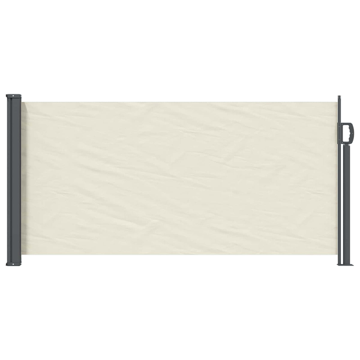 Uittrekbaar Zijscherm 100% polyester ijzer staal is nu te koop bij PeponiXL, paradijselijk wonen!