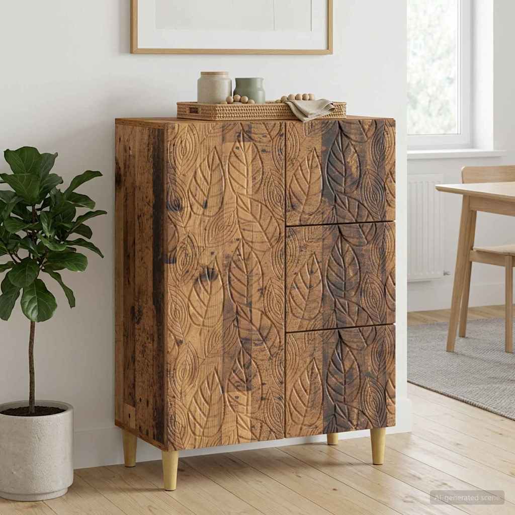 Dressoir Oud hout 66 x 34,5 x 90 cm Bewerkt hout is nu te koop bij PeponiXL, paradijselijk wonen!