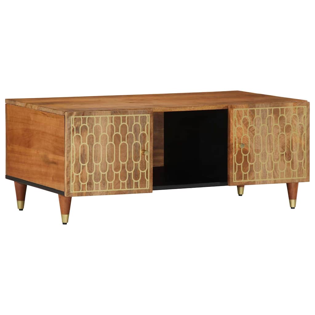 Salontafel 100x54x40 cm massief mangohout is nu te koop bij PeponiXL, paradijselijk wonen!