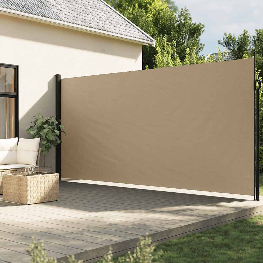Windscherm uittrekbaar 220x600 cm beige is nu te koop bij PeponiXL, paradijselijk wonen!