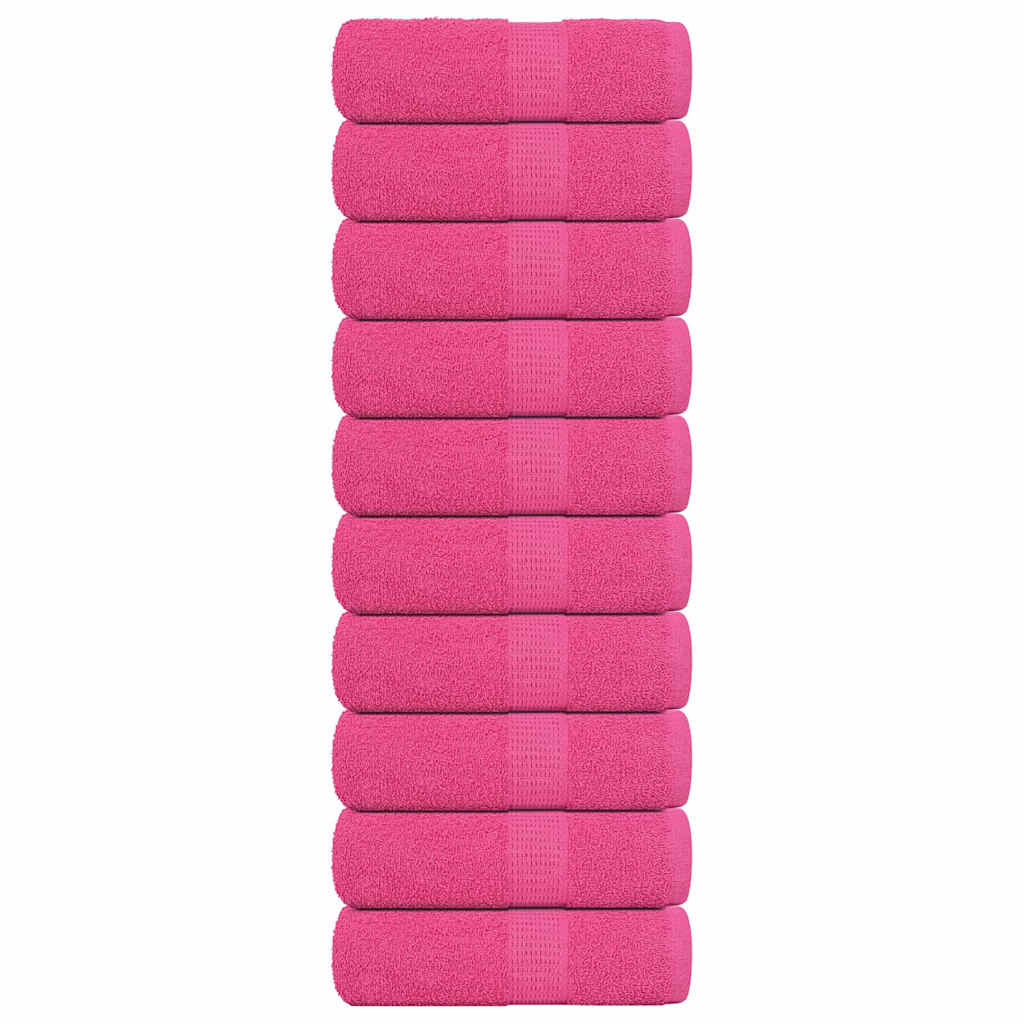 Washandjes FROGN 10 st 30x30 cm 360 g/m² roze is nu te koop bij PeponiXL, paradijselijk wonen!