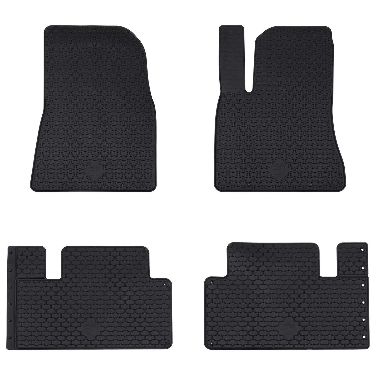 Autobodemmat 4 pcs Zwart Rubber is nu te koop bij PeponiXL, paradijselijk wonen!