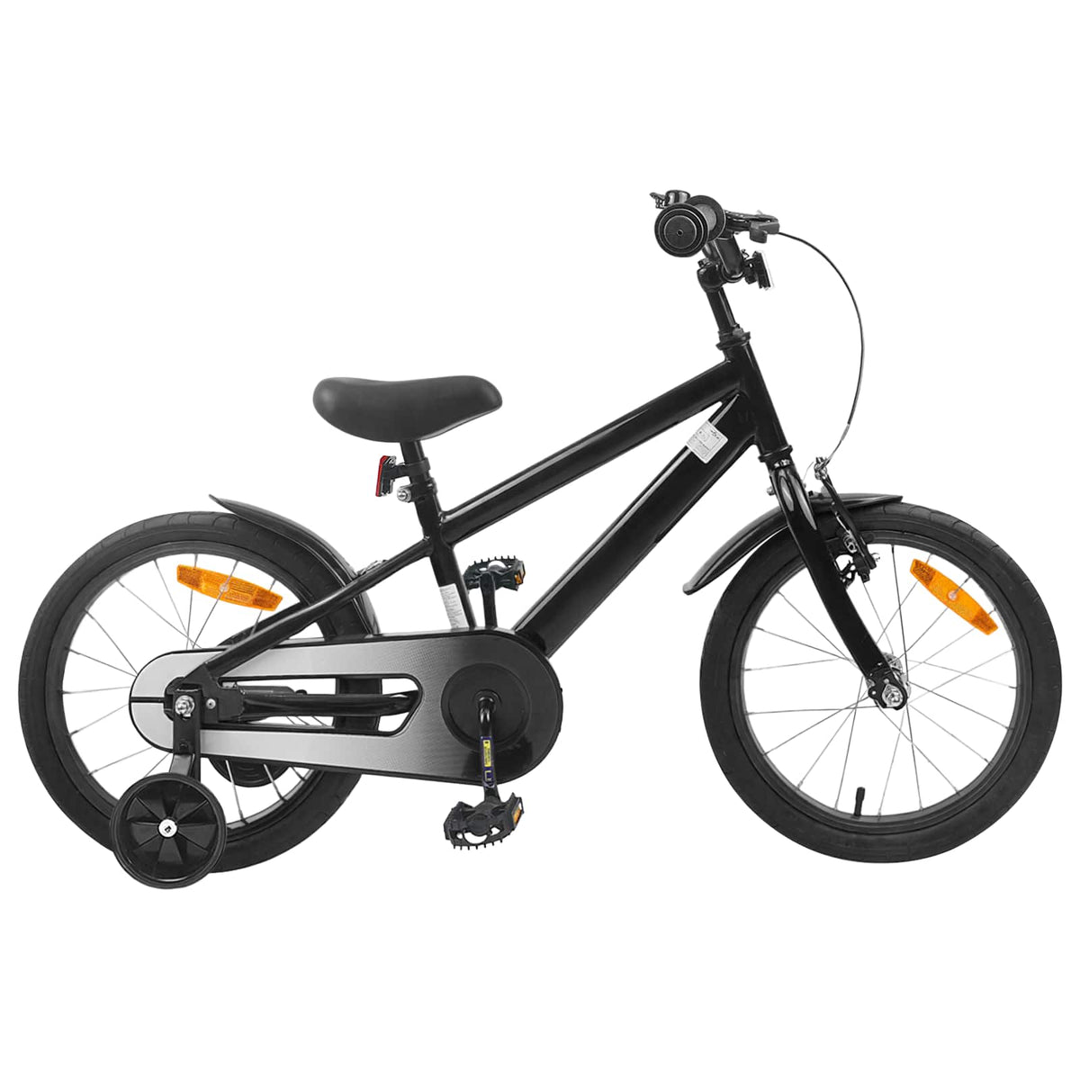Kinderfiets 16 Inch voor 4-6 jaar oud Zwart is nu te koop bij PeponiXL, paradijselijk wonen!