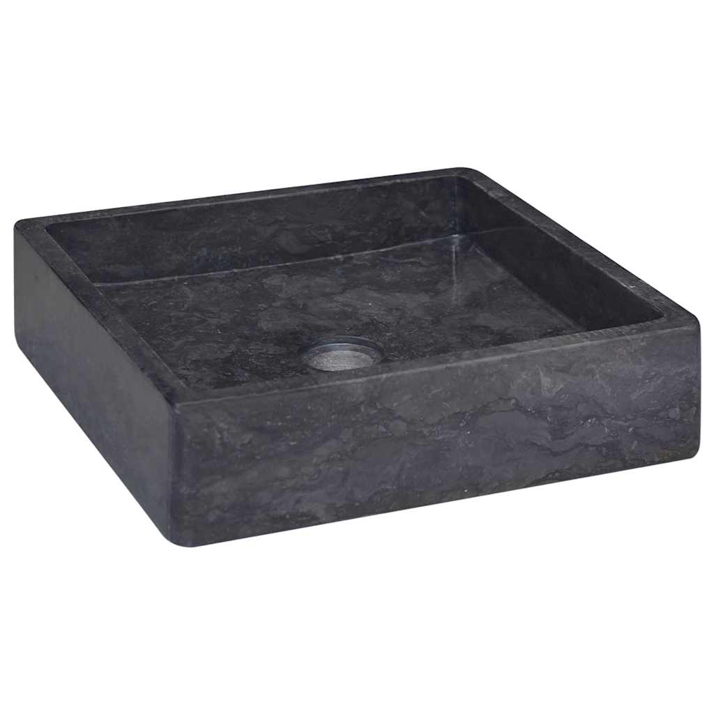 Gootsteen 40x40x10 cm marmer zwart is nu te koop bij PeponiXL, paradijselijk wonen!