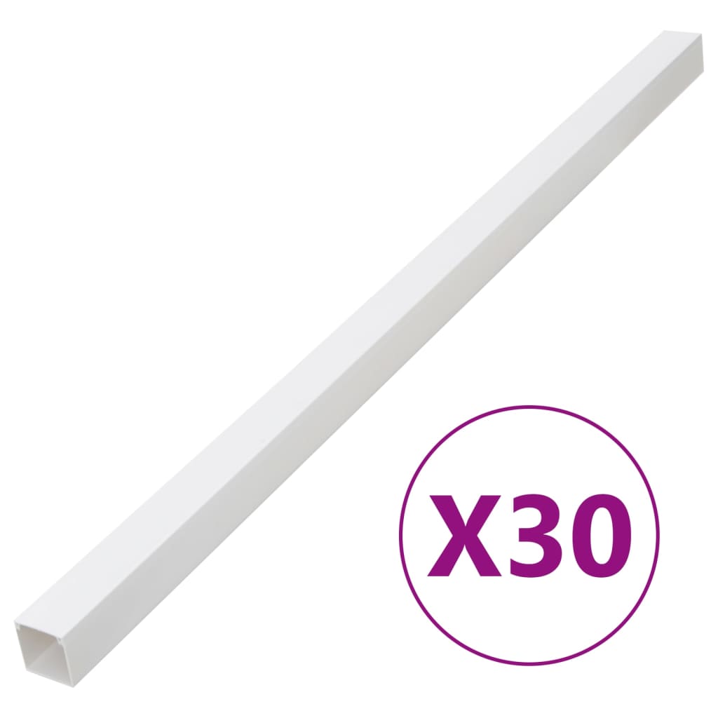 Kabelgoot 50x25 mm 30 m PVC is nu te koop bij PeponiXL, paradijselijk wonen!
