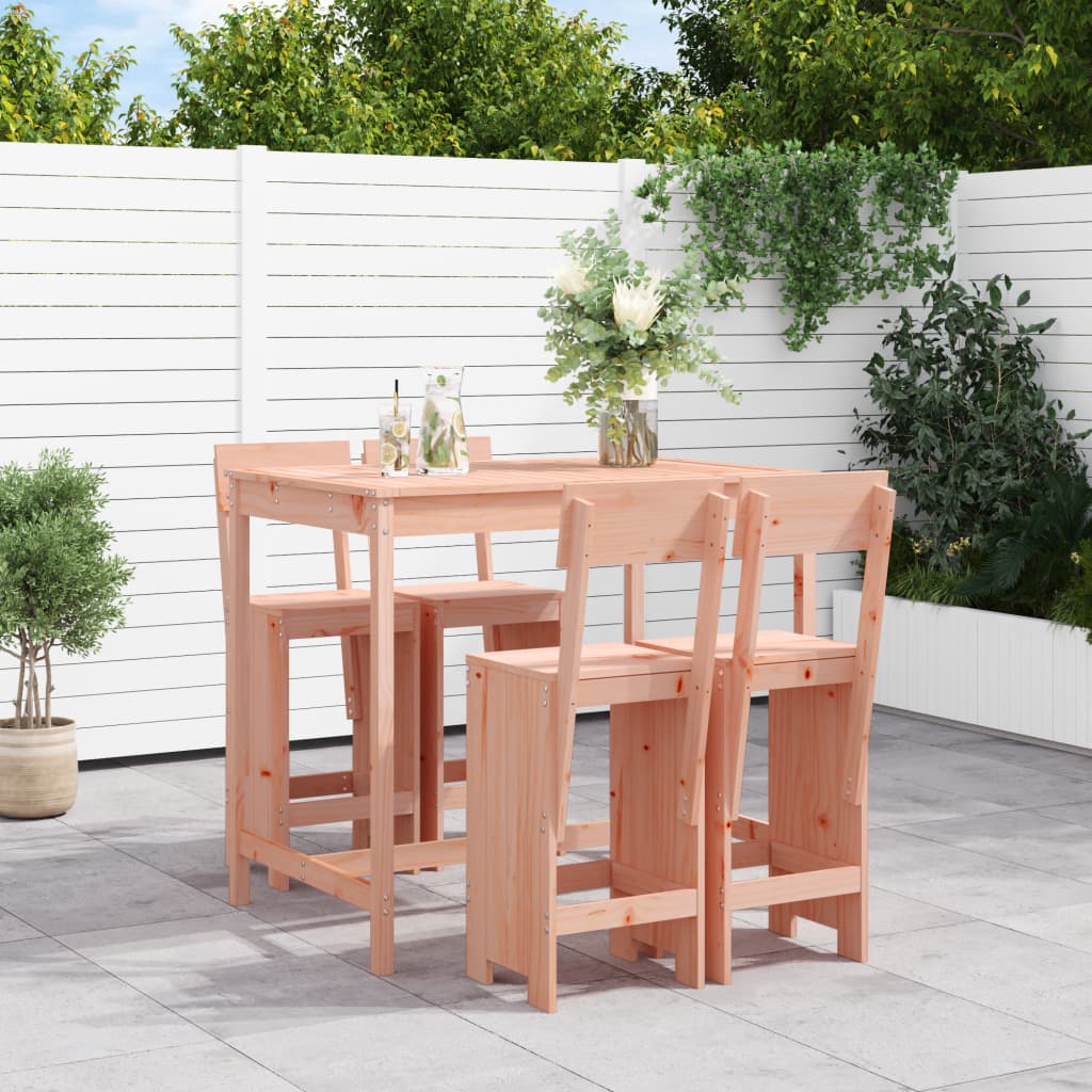 5-delige Tuinset massief douglashout is nu te koop bij PeponiXL, paradijselijk wonen!