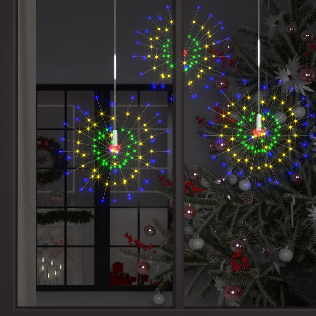 Kerstverlichting vuurwerk 140 LED's buiten 20 cm meerkleurig is nu te koop bij PeponiXL, paradijselijk wonen!