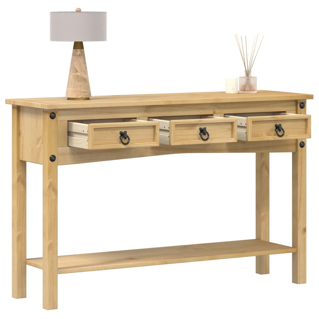 Consoletafel "Corona" 114x34,5x73 cm massief grenenhout is nu te koop bij PeponiXL, paradijselijk wonen!