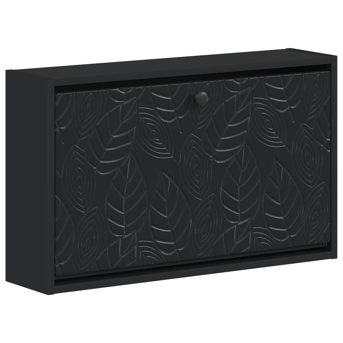 Wandgemonteerde Schoenkast DELFT 71 x 17 x 43 cm Bewerkt hout is nu te koop bij PeponiXL, paradijselijk wonen!