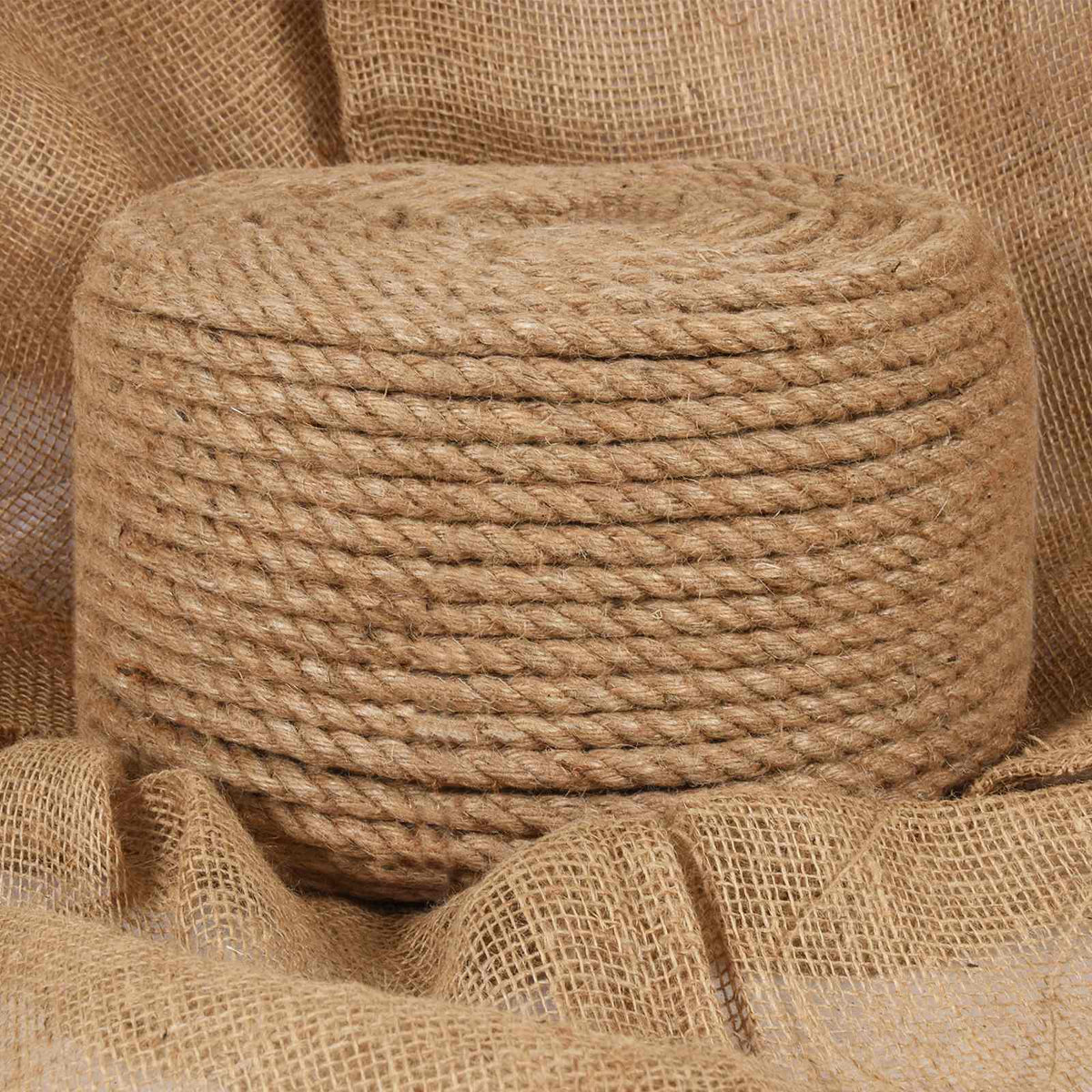 Jute Touw 2 pcs 100 m 2 Naturel 100% Tossa jute is nu te koop bij PeponiXL, paradijselijk wonen!
