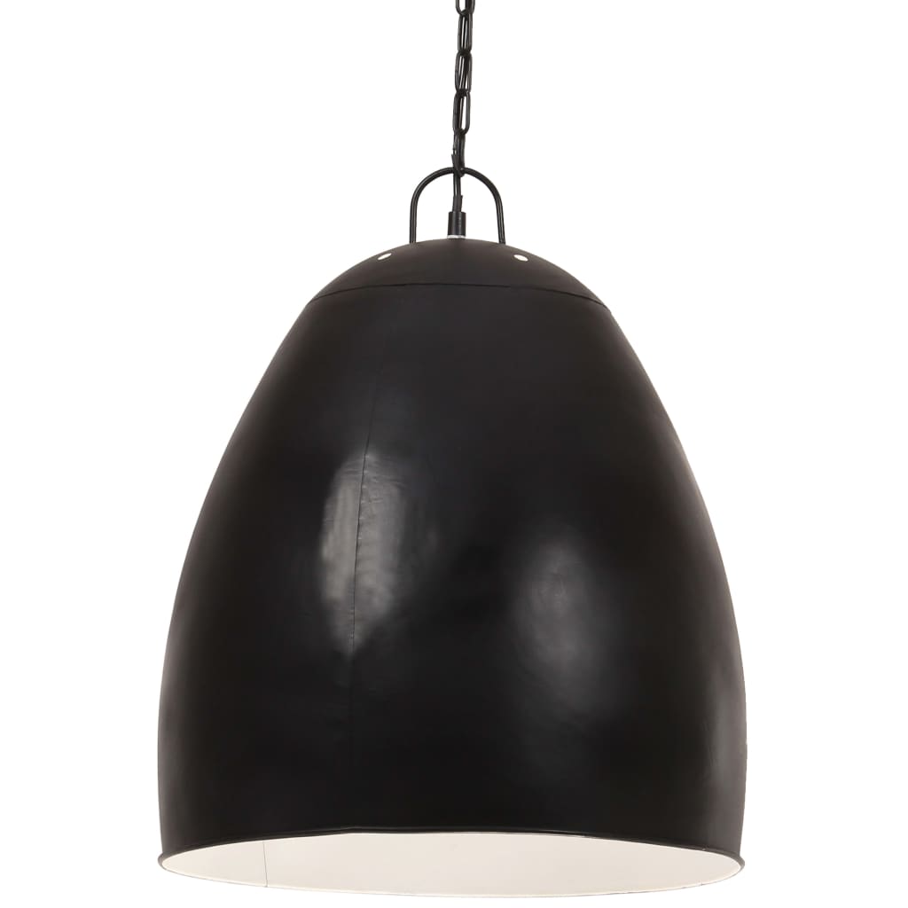 Hanglamp industrieel rond 25 W E27 42 cm zwart is nu te koop bij PeponiXL, paradijselijk wonen!