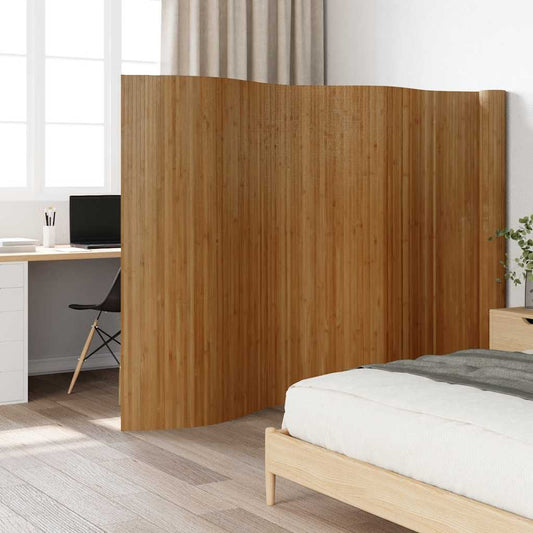 Kamerscherm breedte 800 cm hoogte 165 cm bamboe bruin is nu te koop bij PeponiXL, paradijselijk wonen!