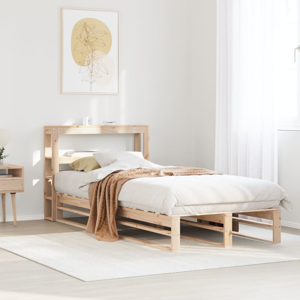 Bedframe zonder matras massief grenenhout 90x200 cm is nu te koop bij PeponiXL, paradijselijk wonen!