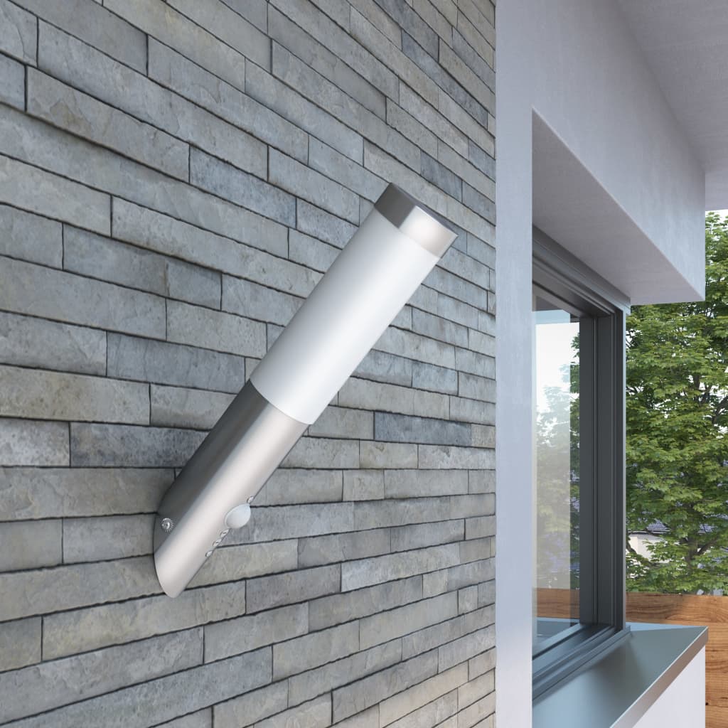 Buitenlamp RVS Enego met sensor is nu te koop bij PeponiXL, paradijselijk wonen!