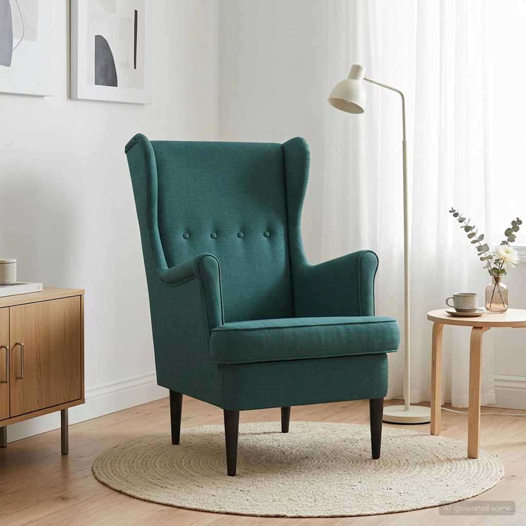 Fauteuil Donkergroen Stof is nu te koop bij PeponiXL, paradijselijk wonen!