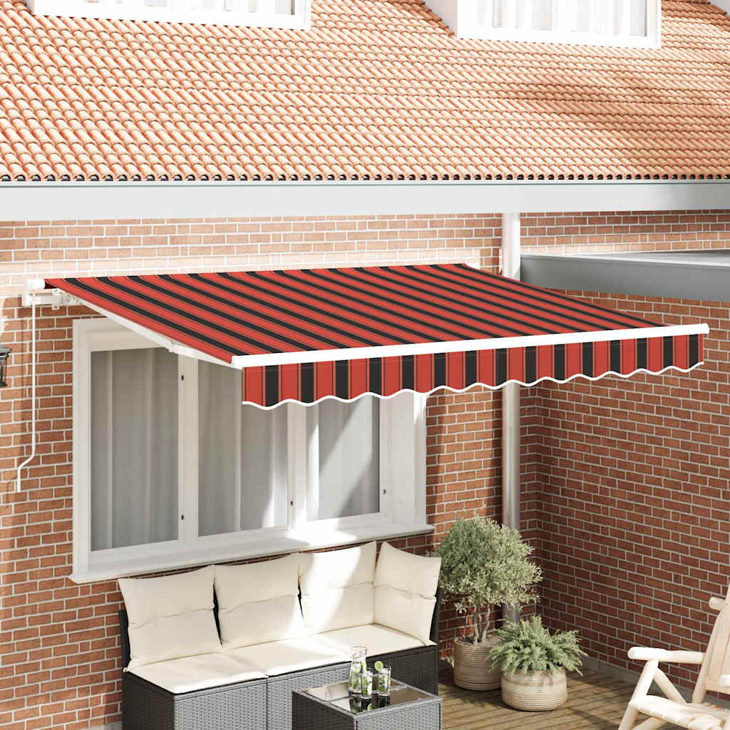 Vervangingsdoek voor zonnescherm Oranje en Bruin 3 x 2 m is nu te koop bij PeponiXL, paradijselijk wonen!