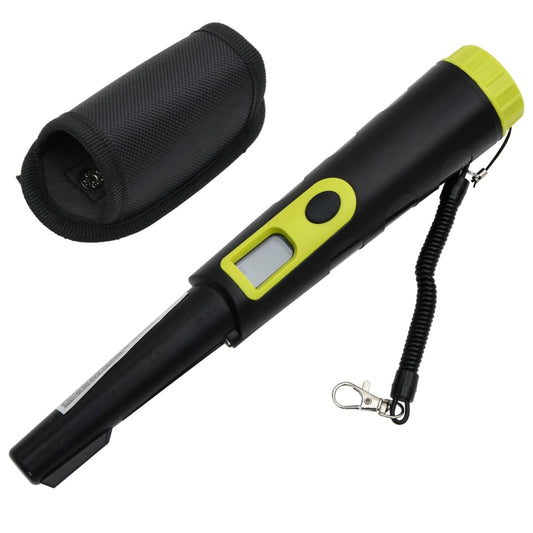 Pinpointer metaaldetector met LCD-scherm zwart en geel is nu te koop bij PeponiXL, paradijselijk wonen!