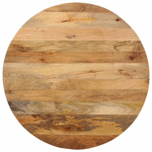 Tafelblad rond Ø 90x3,8 cm massief ruw mangohout is nu te koop bij PeponiXL, paradijselijk wonen!
