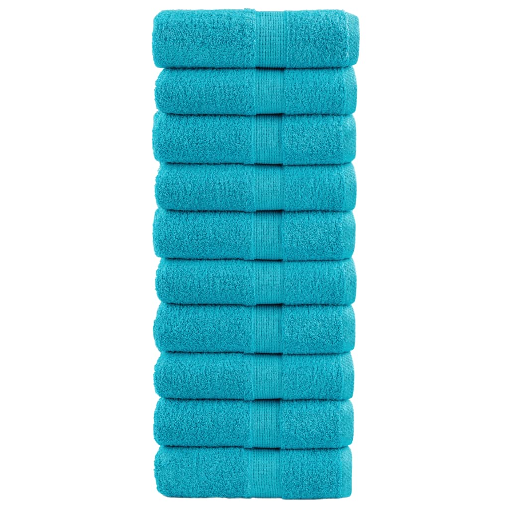 Gastendoekjes SOLUND 10 st 600 g/m² 30x50 cm turquoise is nu te koop bij PeponiXL, paradijselijk wonen!