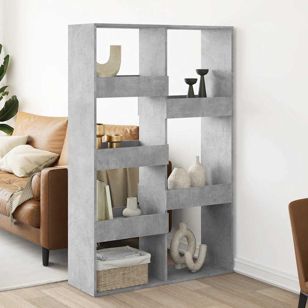 kamerscherm 100x33x155,5 cm bewerkt hout betongrijs is nu te koop bij PeponiXL, paradijselijk wonen!