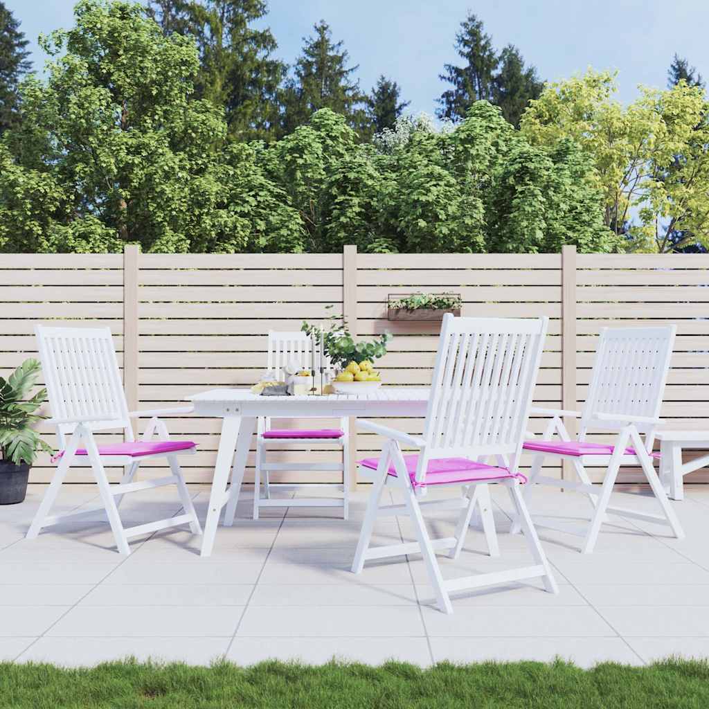 Tuinstoelkussens 4 st 50x50x4 cm stof roze is nu te koop bij PeponiXL, paradijselijk wonen!