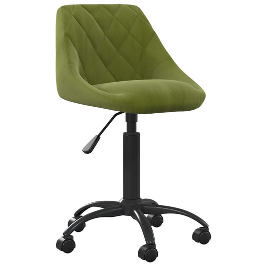 Kantoorstoel fluweel lichtgroen is nu te koop bij PeponiXL, paradijselijk wonen!