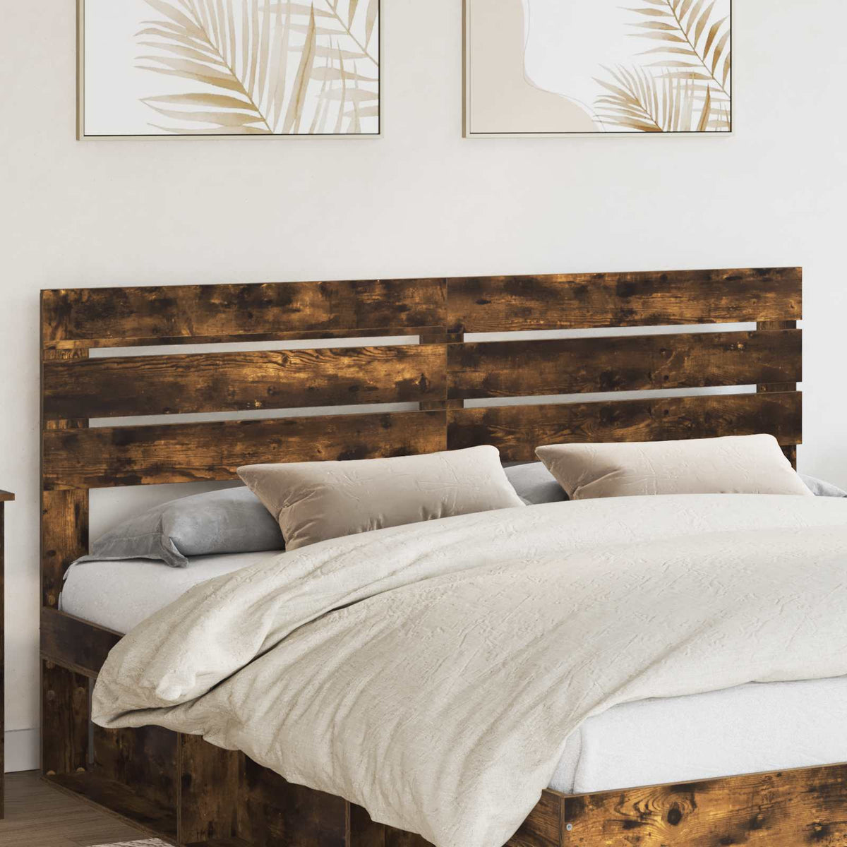 Hoofdbord Gerookt eiken Bewerkt hout is nu te koop bij PeponiXL, paradijselijk wonen!