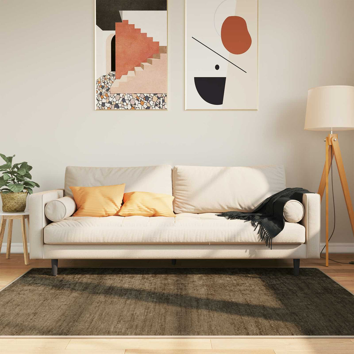 Vloerkleedloper MARSA Bosgroen 120 x 170 cm Polyester en PVC is nu te koop bij PeponiXL, paradijselijk wonen!