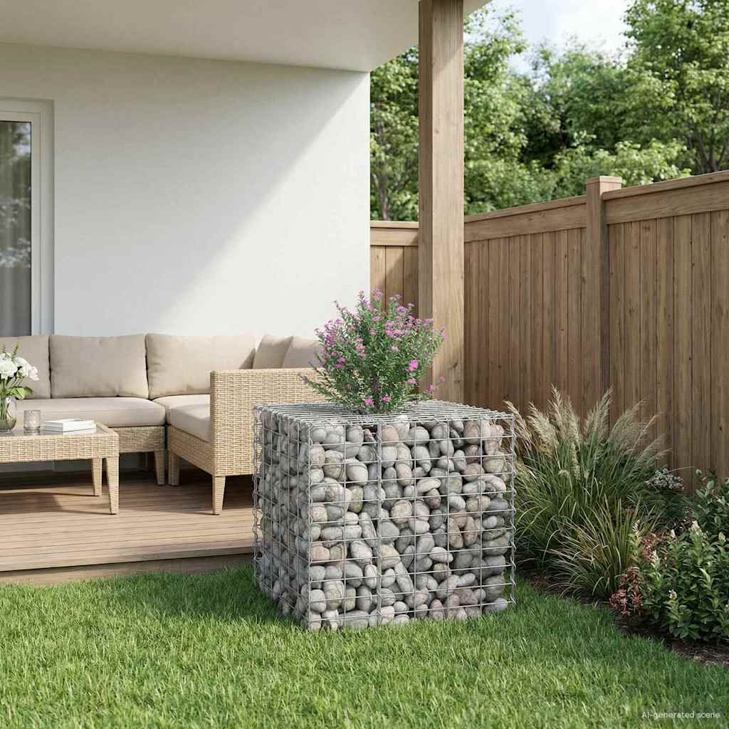 Gabion Verhoogd Bed Zilver is nu te koop bij PeponiXL, paradijselijk wonen!