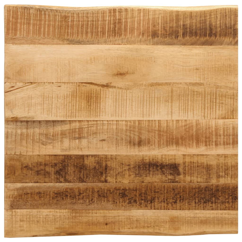 Tafelblad met natuurlijke rand 80x80x3,8 cm massief mangohout is nu te koop bij PeponiXL, paradijselijk wonen!