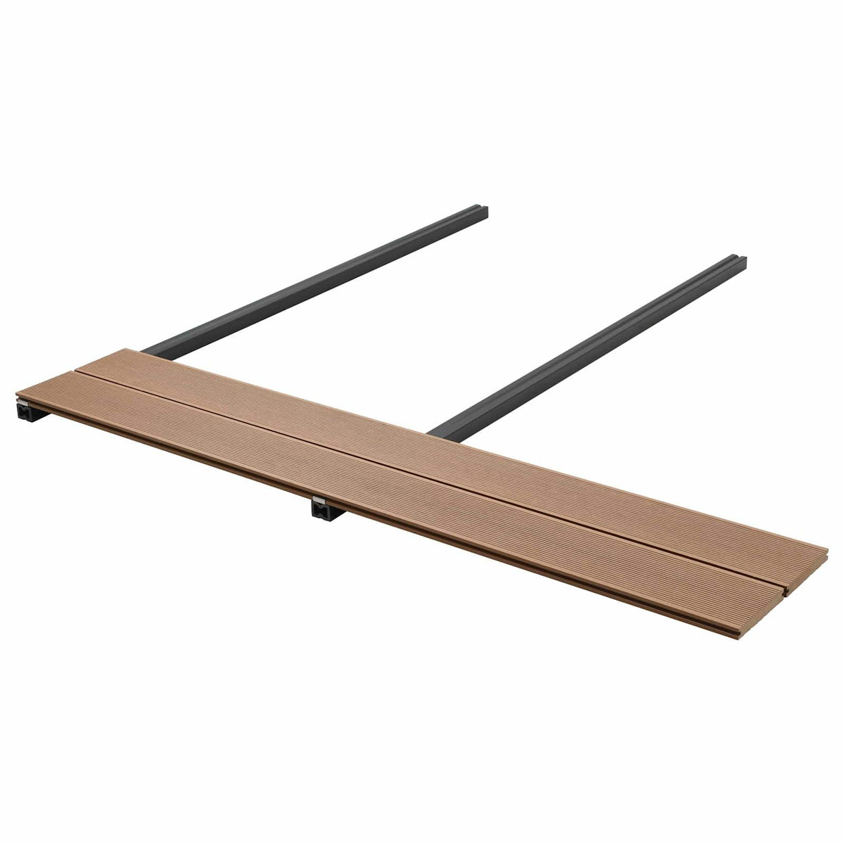 Terras plank 24 pcs Teakhout WPC is nu te koop bij PeponiXL, paradijselijk wonen!