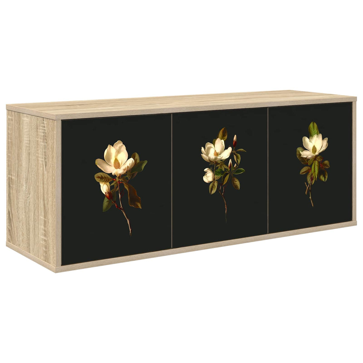 Wandgemonteerd tv-meubel BREMEN 102 x 33 x 40 cm Sonoma Eiken is nu te koop bij PeponiXL, paradijselijk wonen!