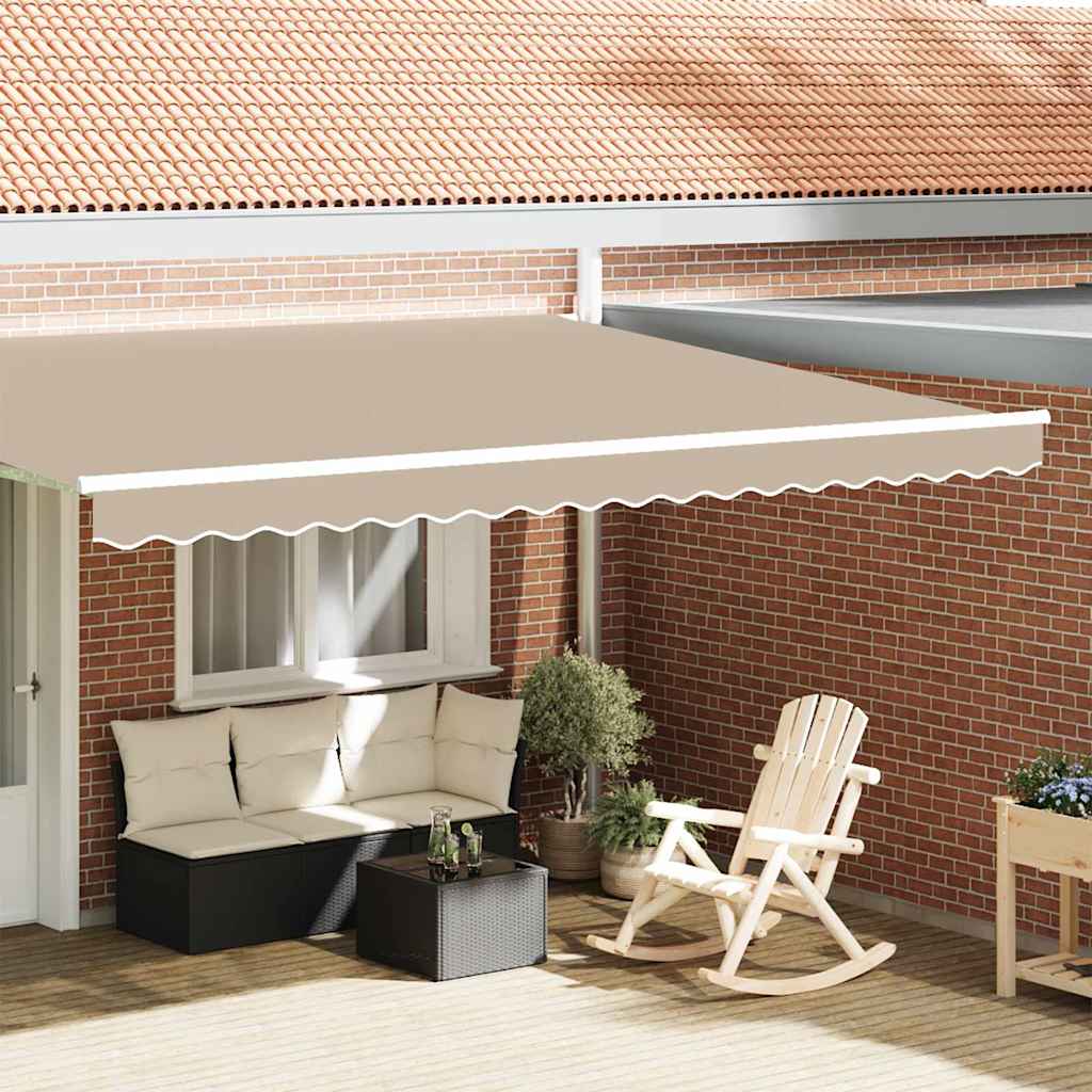 Markies Valance Beige 430 x 20 cm Canvas is nu te koop bij PeponiXL, paradijselijk wonen!