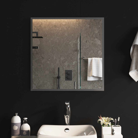 LED Badkamer Spiegel Transparant 60 x 60 cm gehard glas is nu te koop bij PeponiXL, paradijselijk wonen!