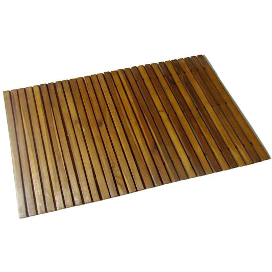 Badmat 80x50 cm acaciahout is nu te koop bij PeponiXL, paradijselijk wonen!