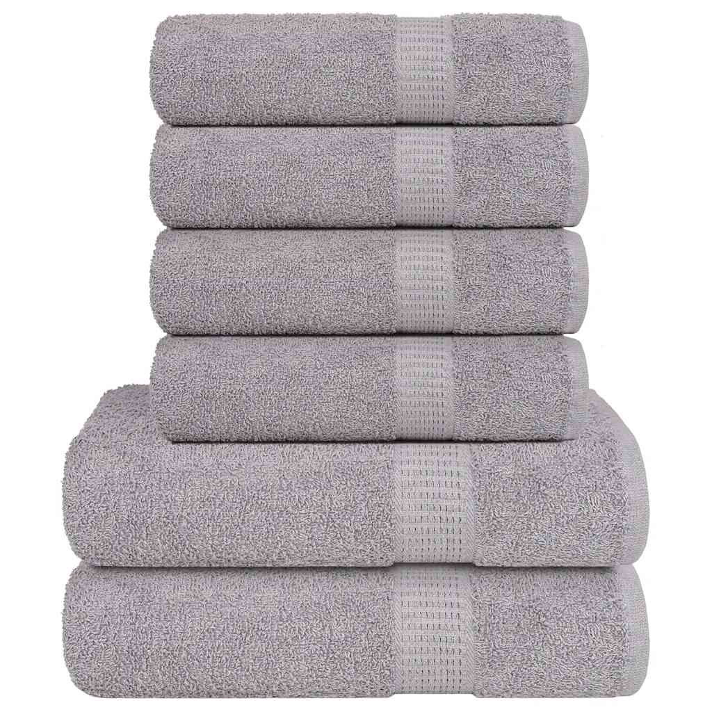 6-delige Handdoekenset FROGN 360 g/m² grijs is nu te koop bij PeponiXL, paradijselijk wonen!