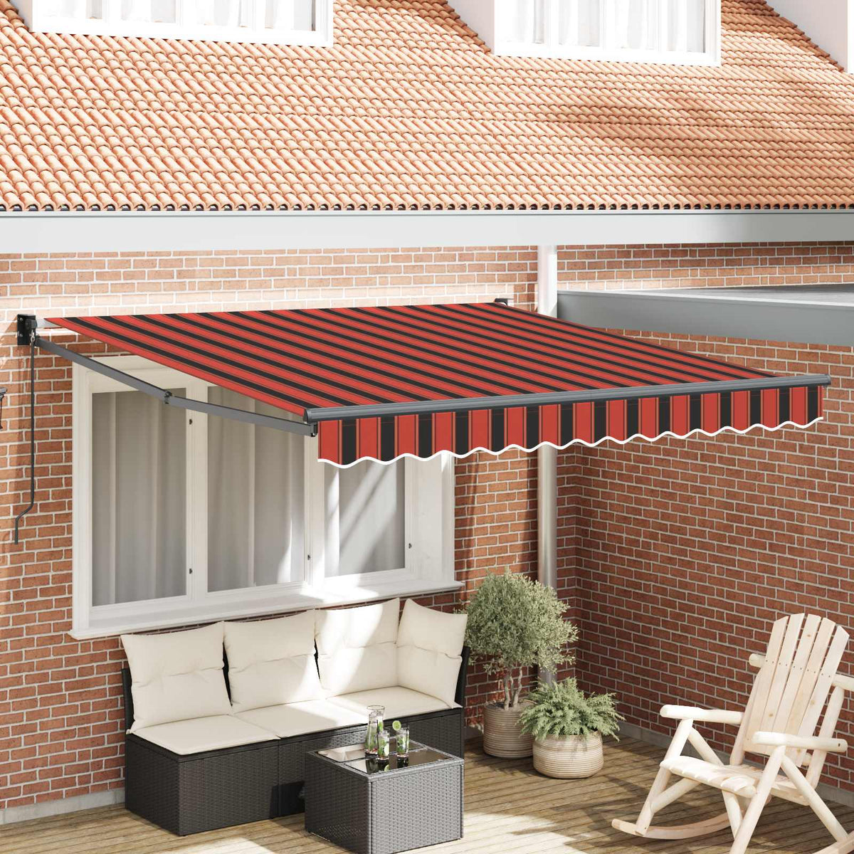 Markies Rood en Zwart 350 x 250 x 165 cm Polyester is nu te koop bij PeponiXL, paradijselijk wonen!