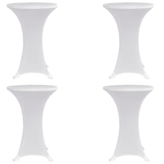 Statafelhoes 4 st stretch Ø70 cm wit is nu te koop bij PeponiXL, paradijselijk wonen!