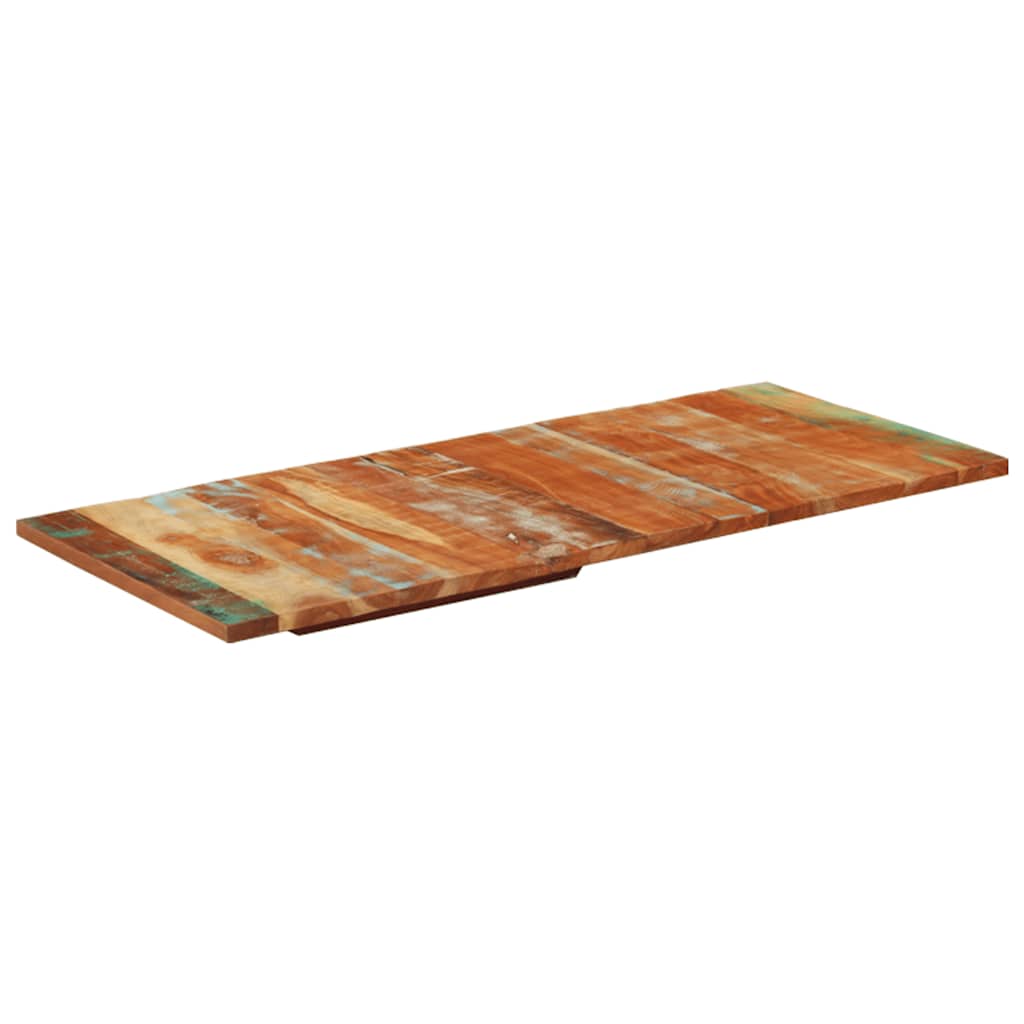 Tafelblad rechthoekig 25-27 mm 60x140cm massief gerecycled hout is nu te koop bij PeponiXL, paradijselijk wonen!