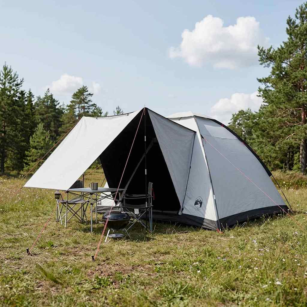 Kamperen tent met dak Wit Blackout 275 x 215 x 125 cm is nu te koop bij PeponiXL, paradijselijk wonen!